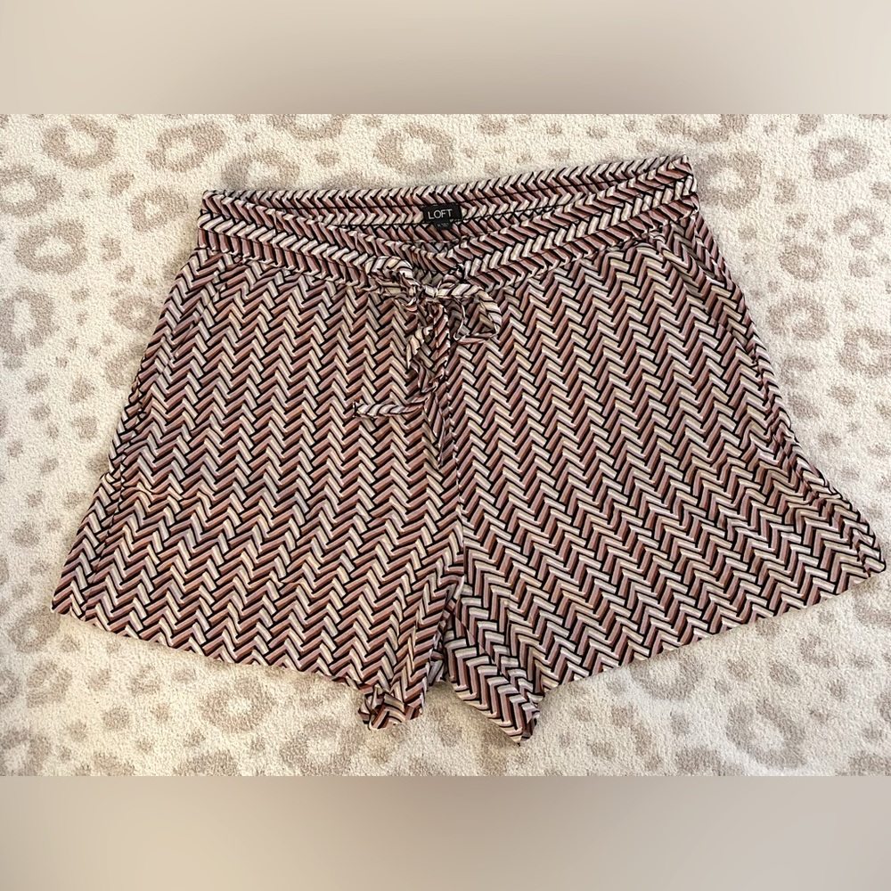 Loft High Waisted Pull On Shorts
